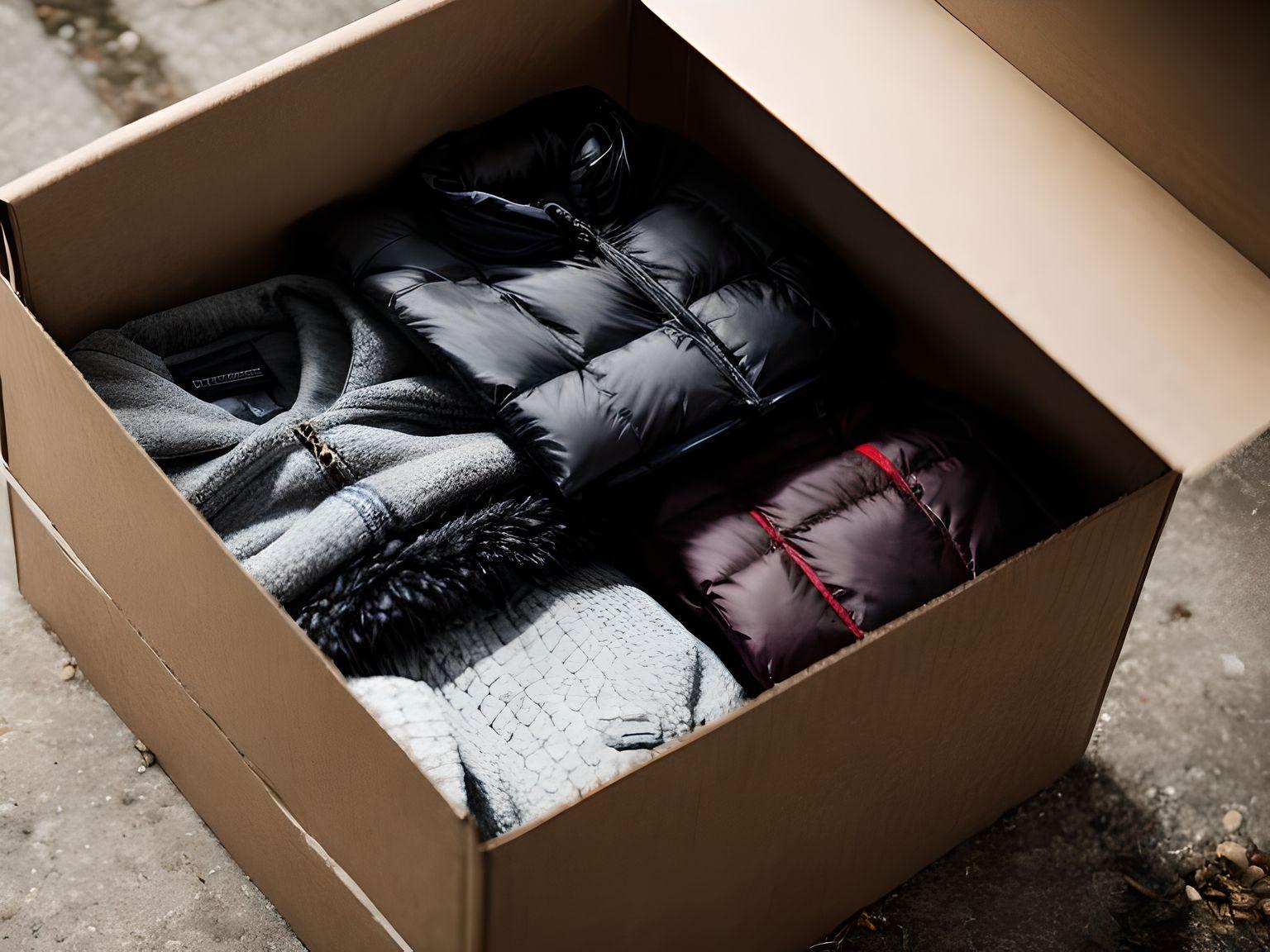 Jackets in a box