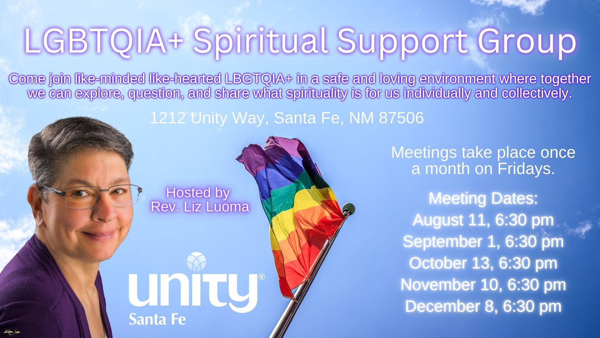 LGBTQIA+ Support Group Flyer