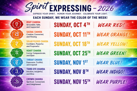 2026 Spirit Expressing Color Chart